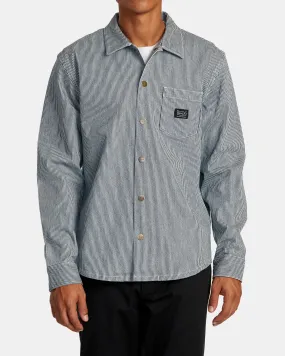 Chainmail Hickory Long Sleeve Overshirt