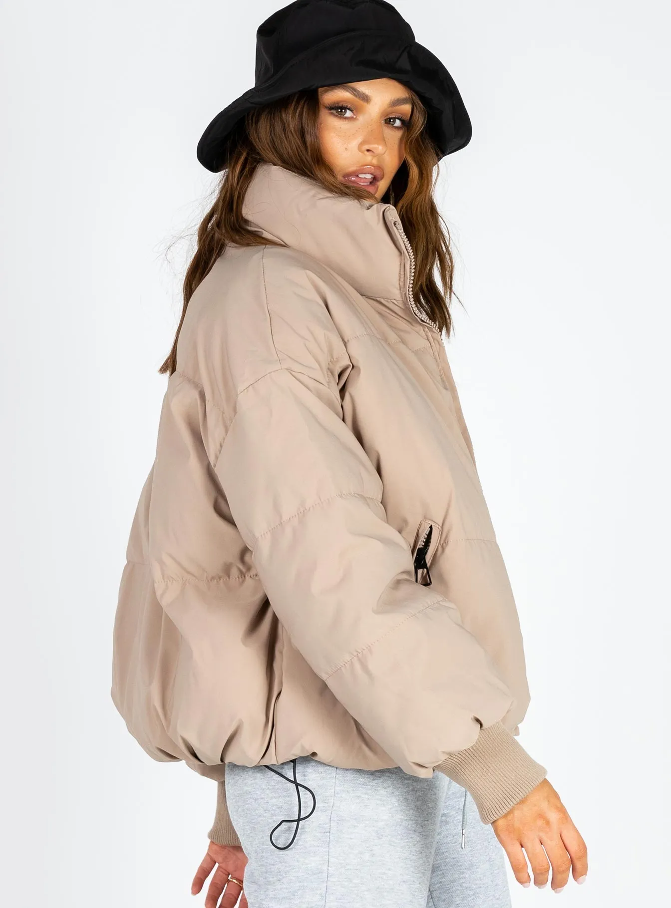 Abe Puffer Jacket Beige