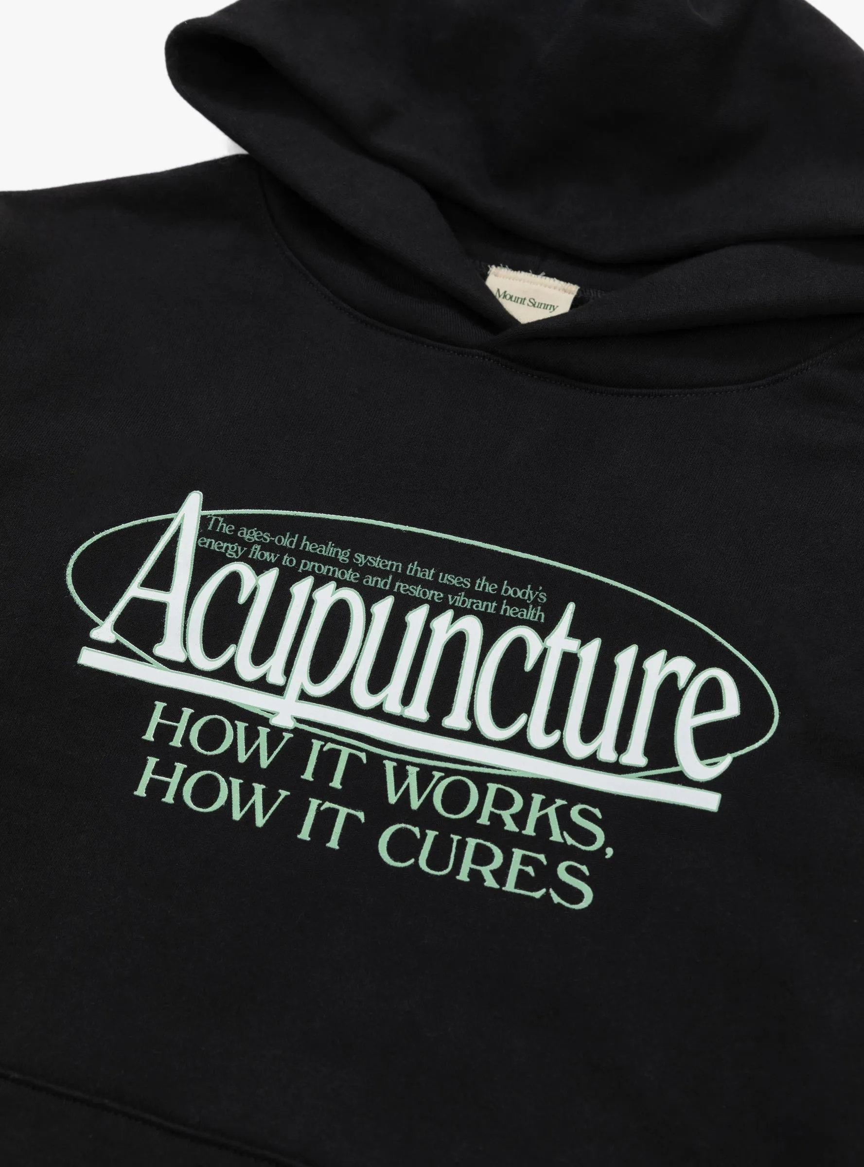 Acupuncture Hoodie Black