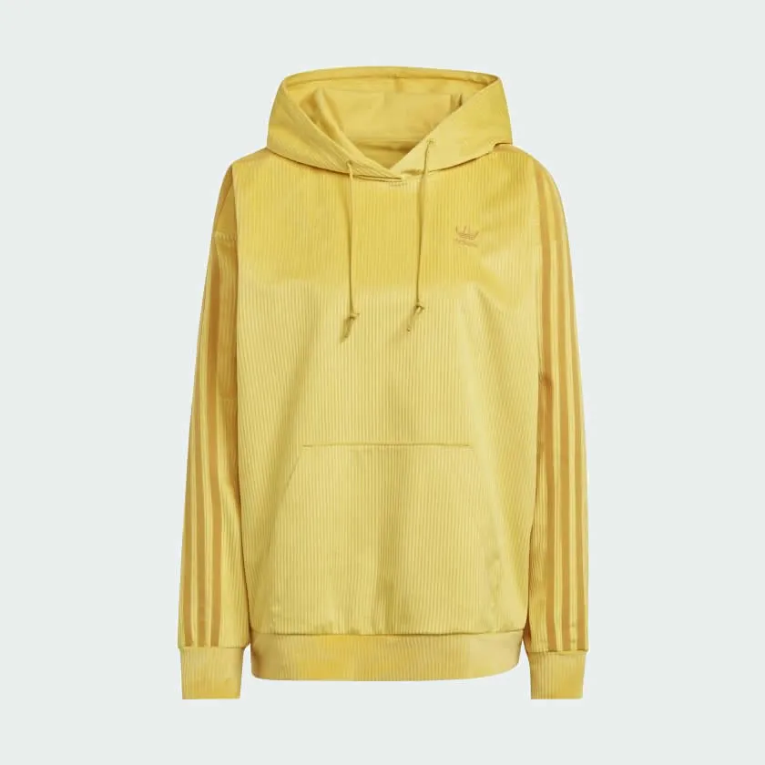 Adidas Women's Velvet Corduroy Hoodie GU0809