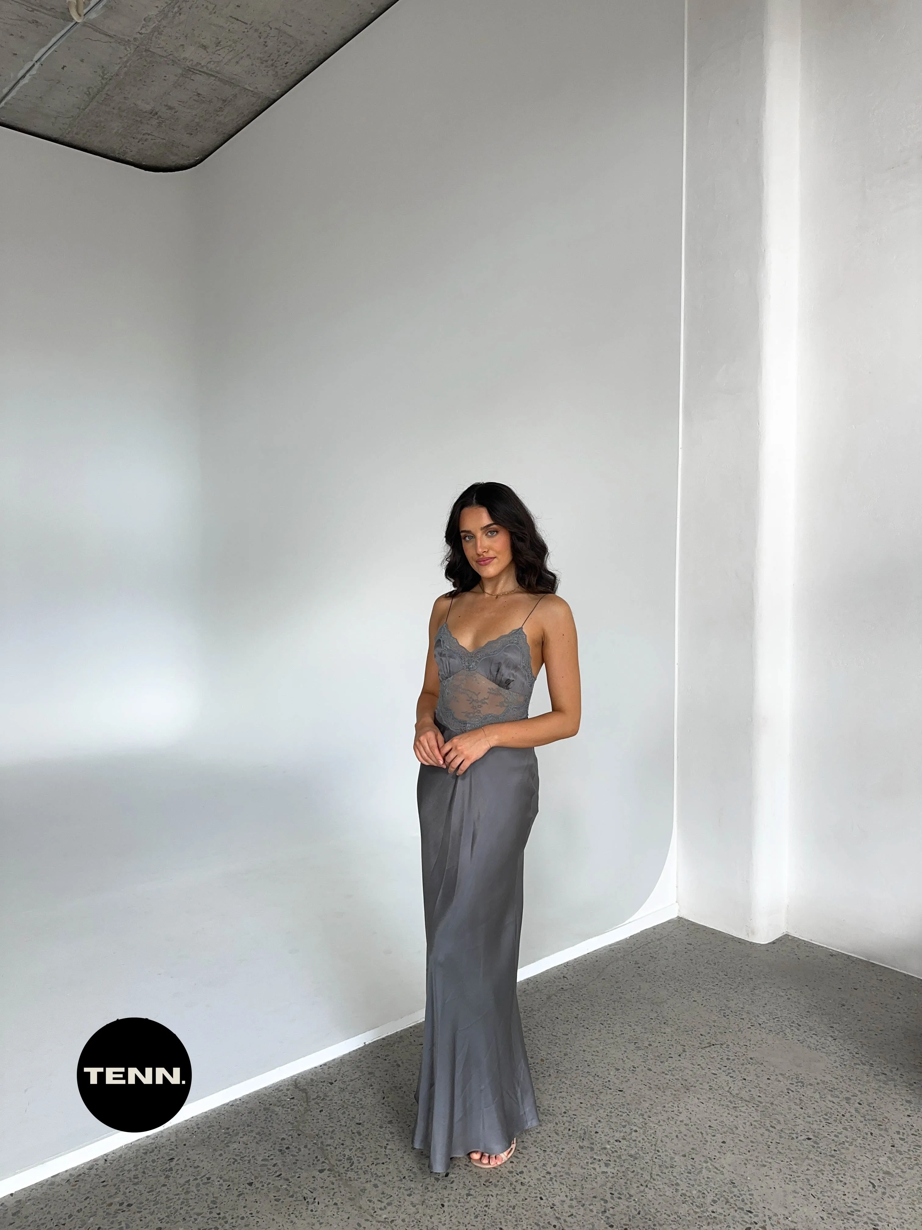 Amoras Maxi Dress - Grey