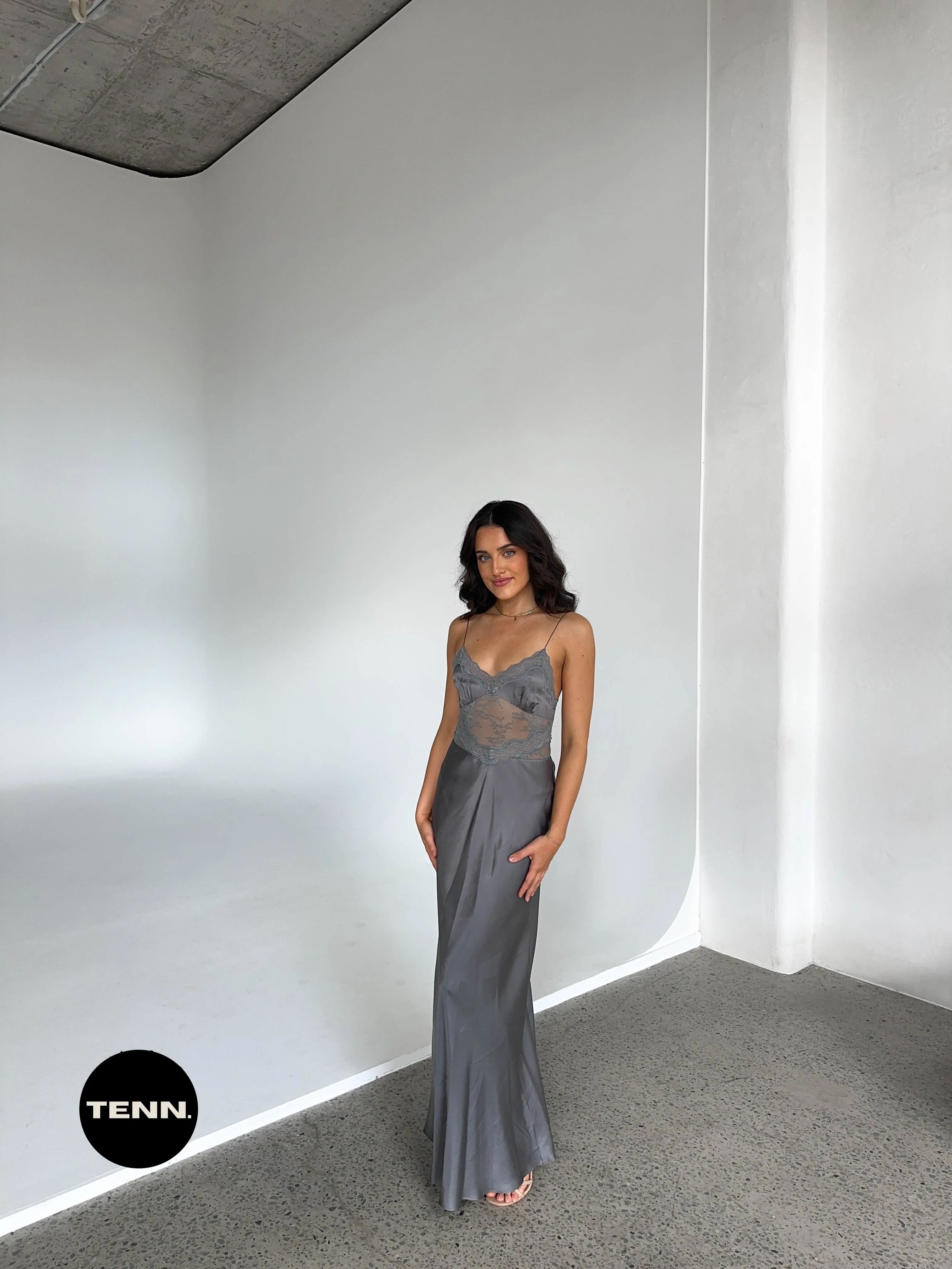 Amoras Maxi Dress - Grey