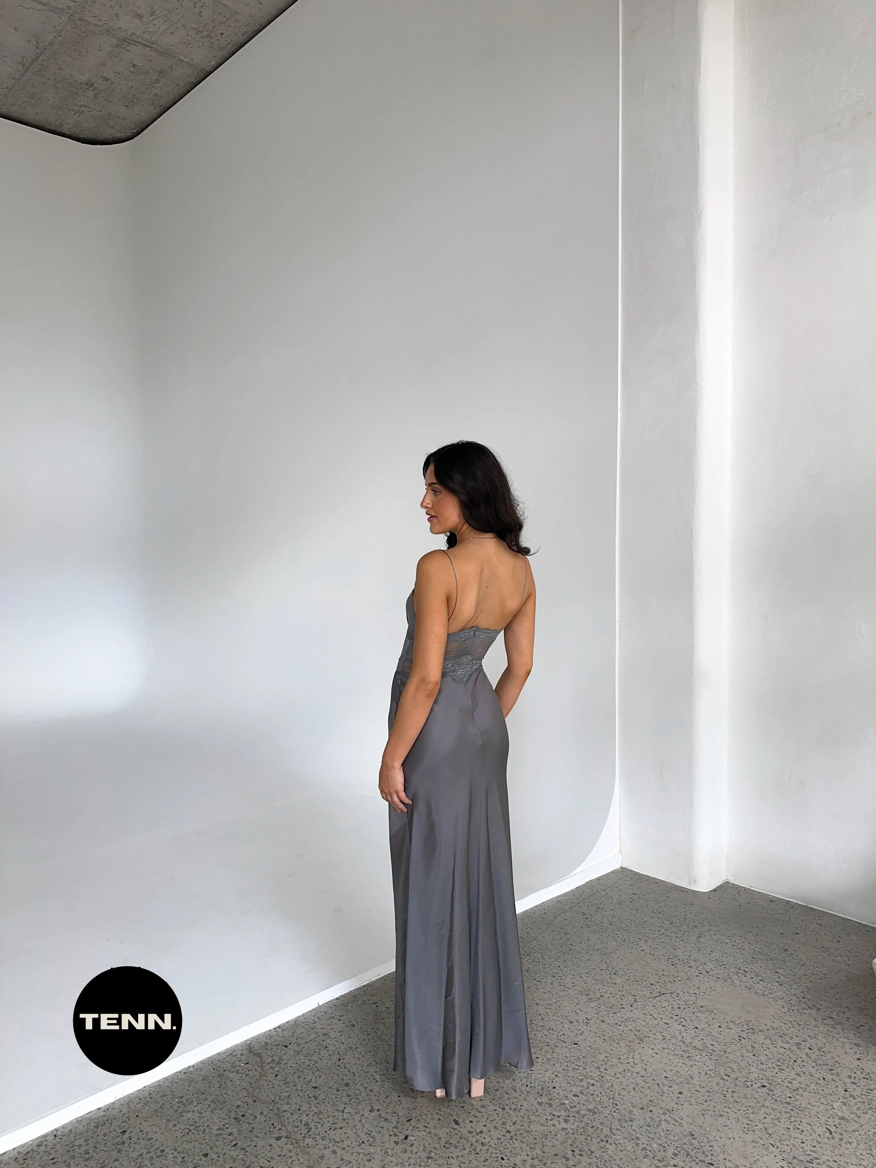 Amoras Maxi Dress - Grey