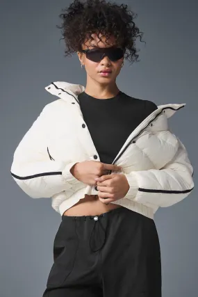 Aspen Love Puffer Jacket - Ivory