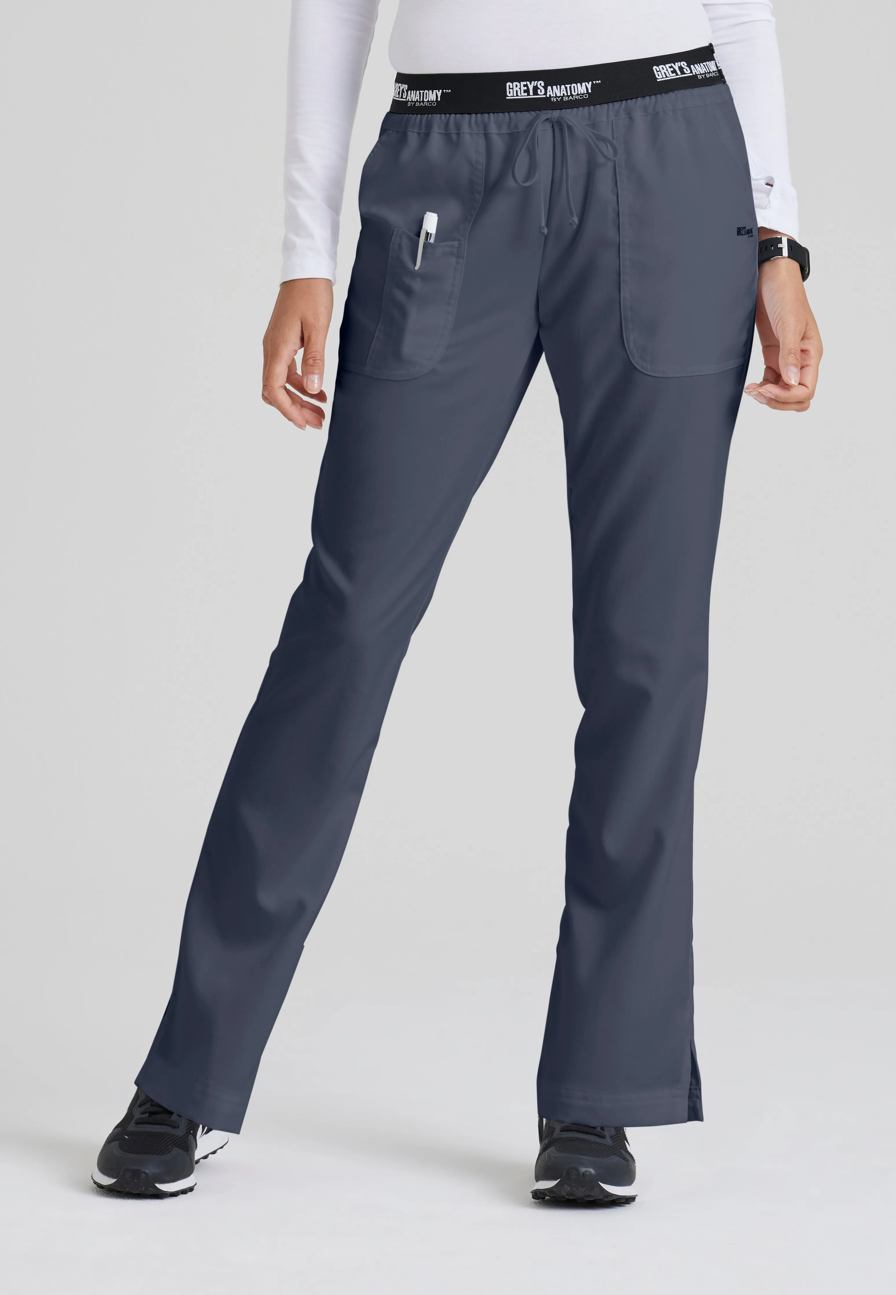 Aubrey 3-Pocket Low-Rise Flared Leg Scrub Pant