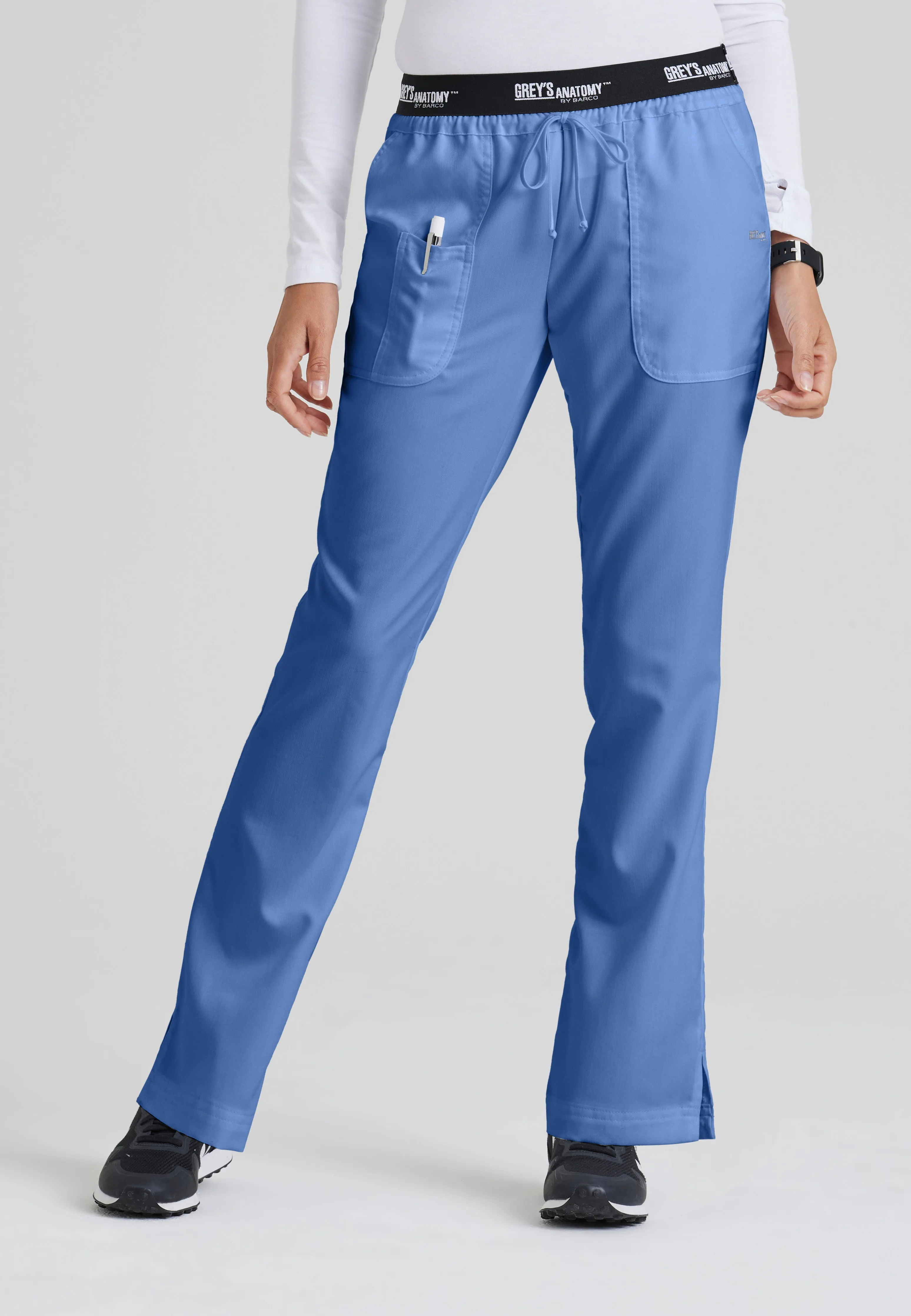 Aubrey 3-Pocket Low-Rise Flared Leg Scrub Pant