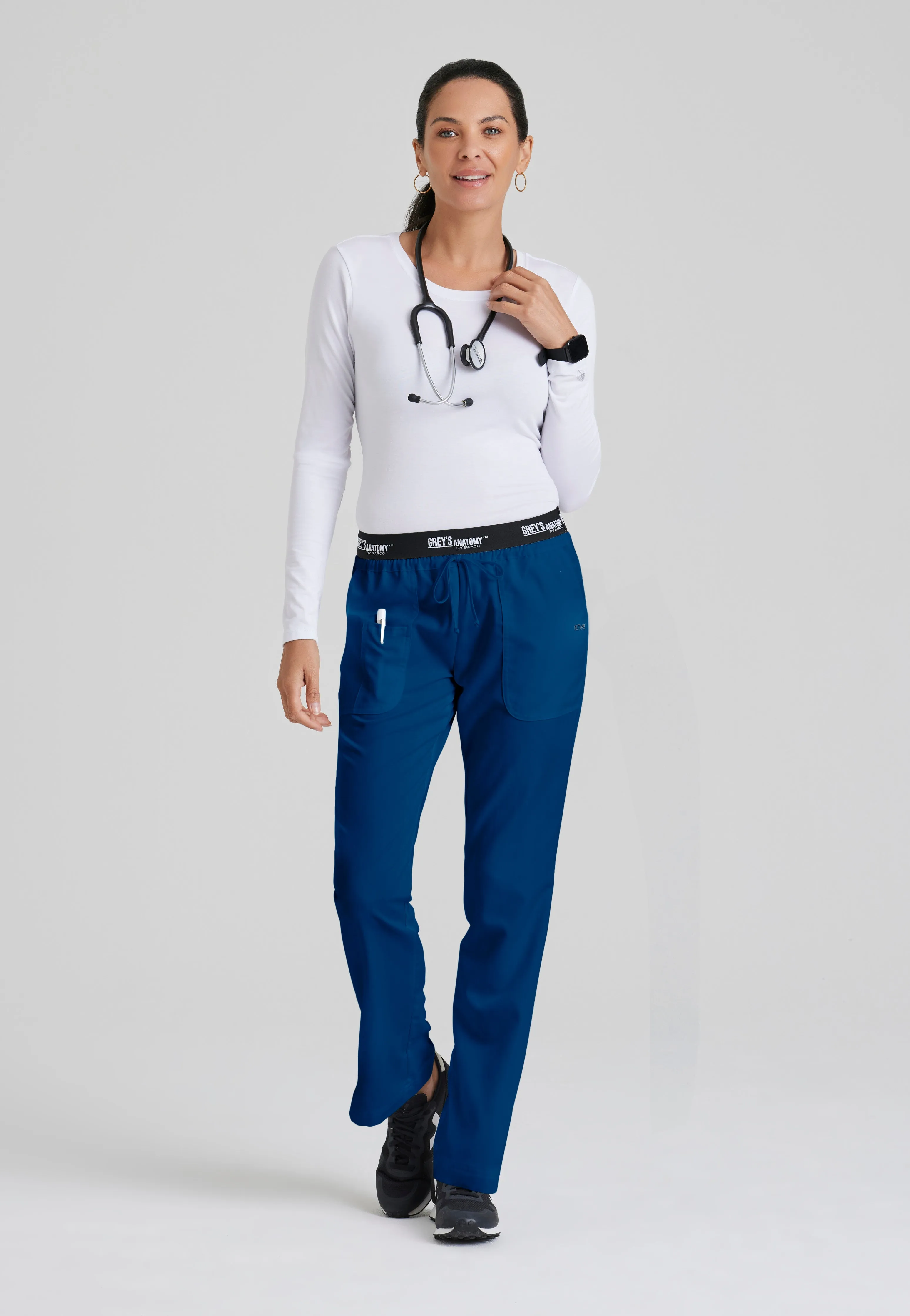 Aubrey 3-Pocket Low-Rise Flared Leg Scrub Pant