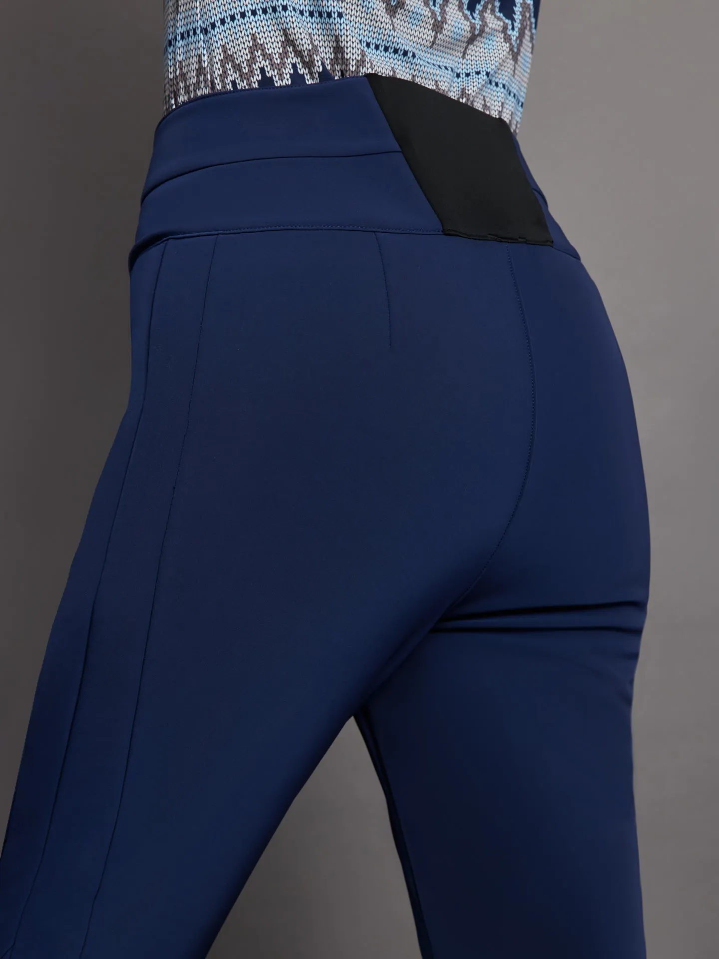 Aurora High Waist Flare Pant - Navy