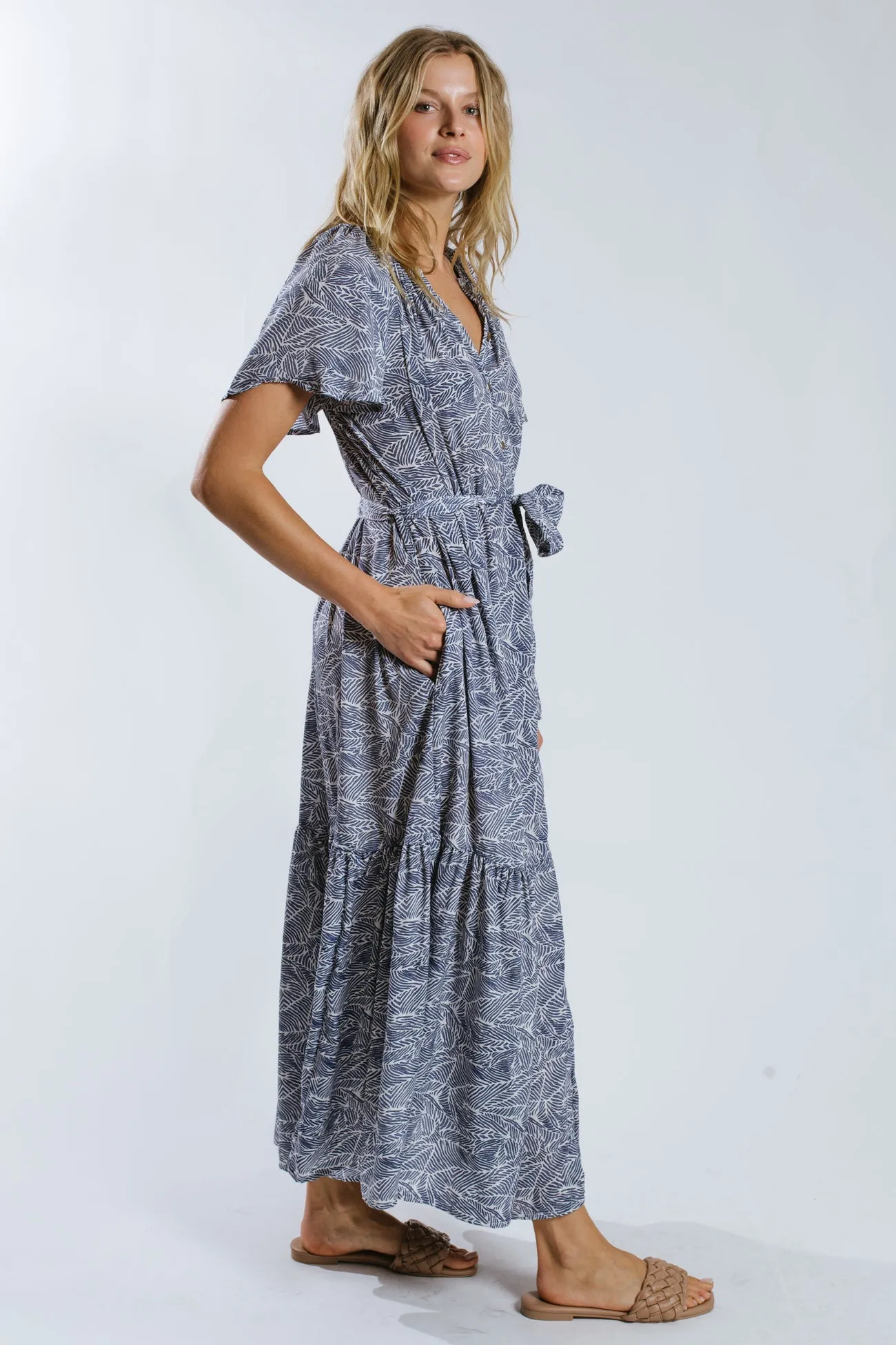 Balaa Belted Maxi Dress