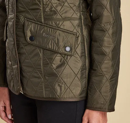 Barbour Cavalry Polarquilt Jacket Dark Olive