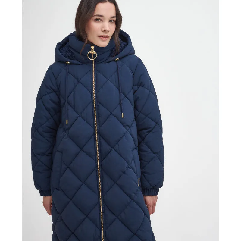 Barbour Kirkton Ladies Puffer Jacket - Navy/Classic