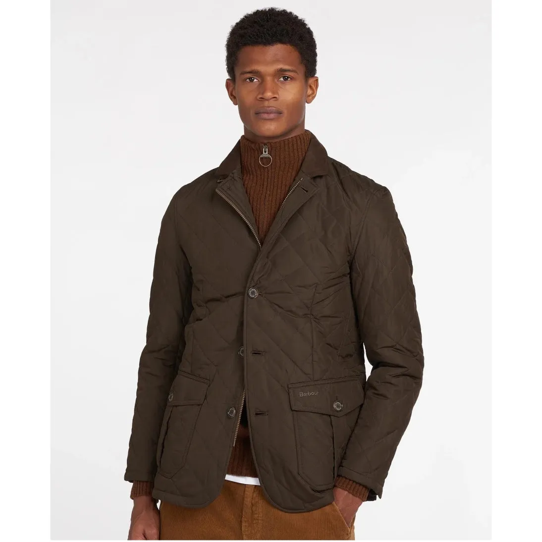 Barbour Lutz Quilted Jacket Olive MQU0508OL51