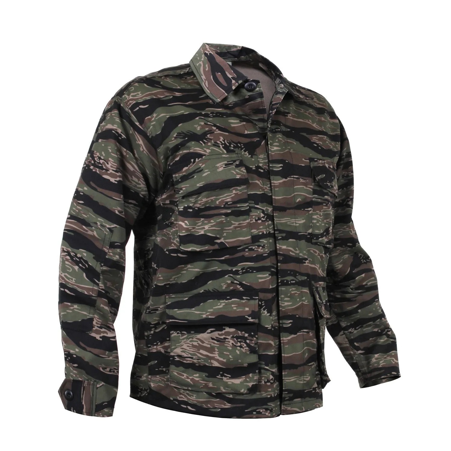 BDU Twill Shirt - Tiger Stripe Camo