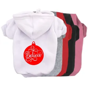 Believe Ornament Pet Hoodie