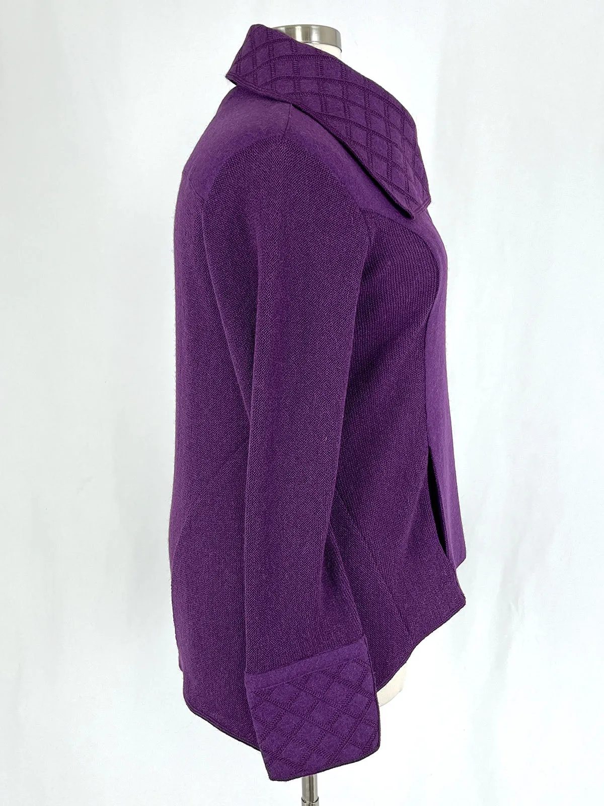 Beyond Threads Size 1X (18/20) Amethyst Purple Jacket NWT