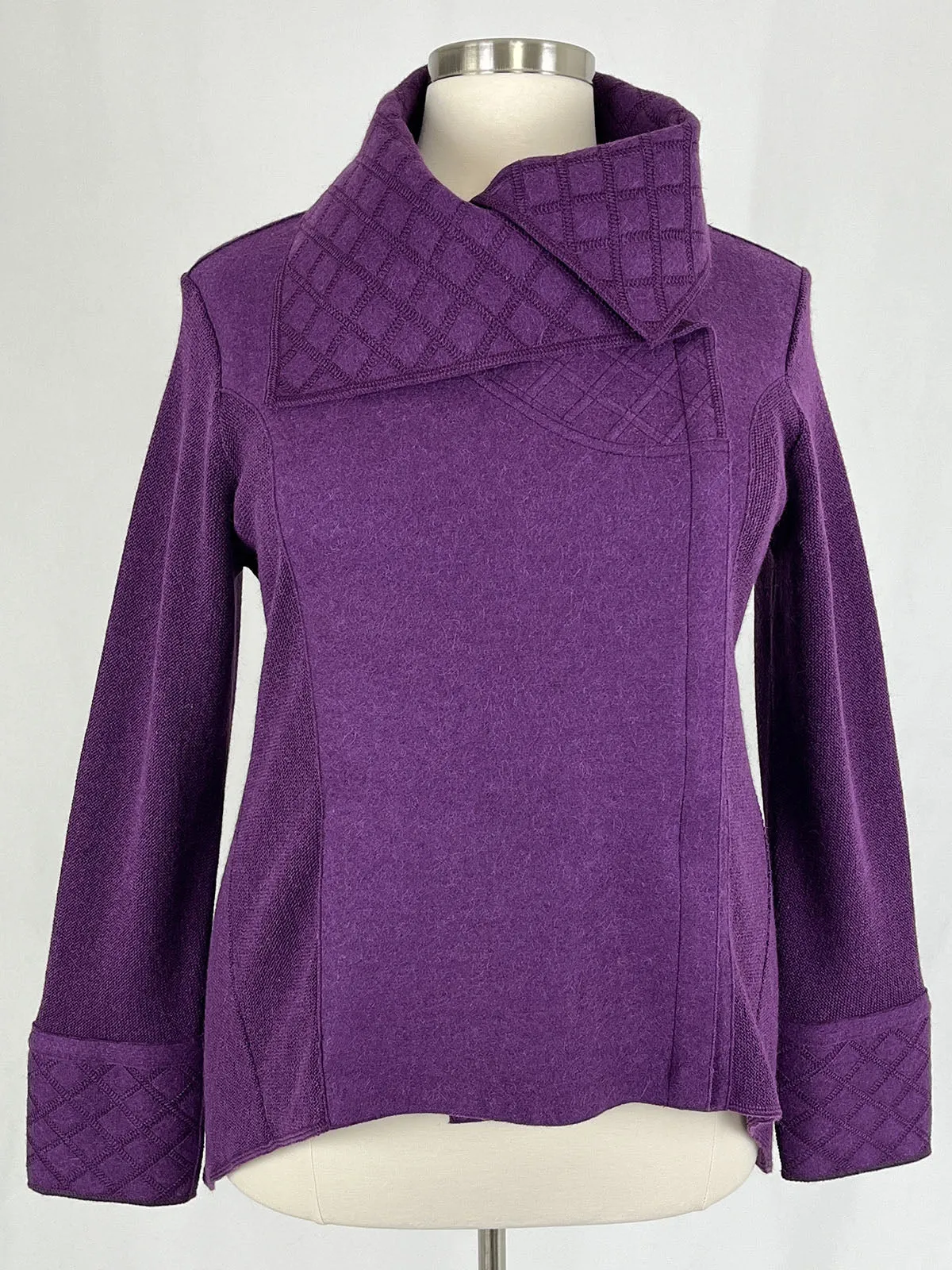 Beyond Threads Size 1X (18/20) Amethyst Purple Jacket NWT