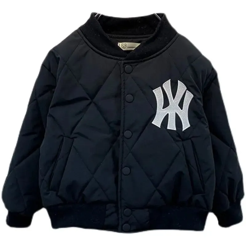 Boys Quilted Jacket - Baseball Jacket