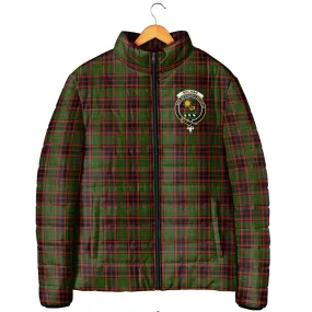 Buchan Tartan Padded Jacket with Family Crest