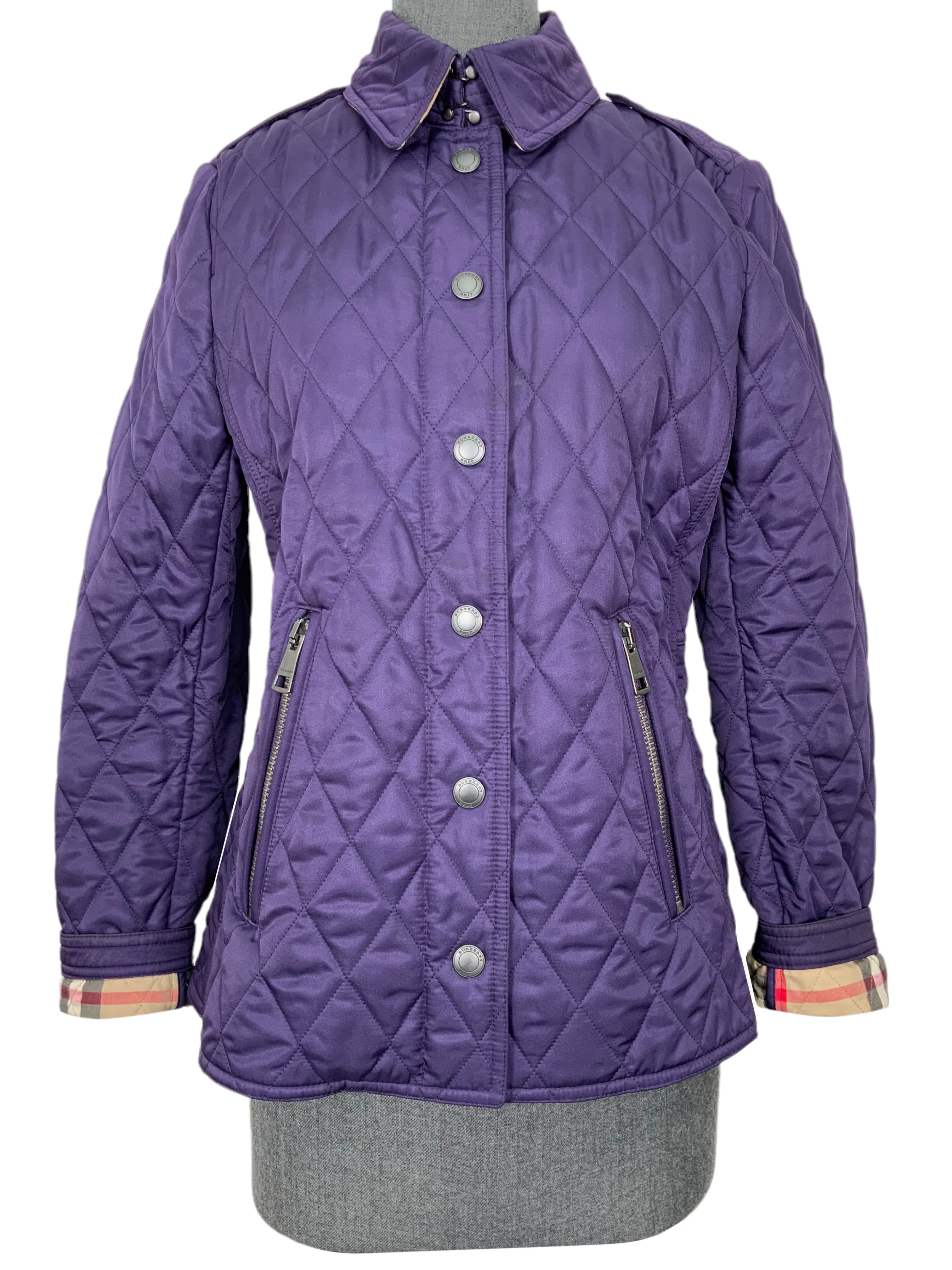 Burberry Brit Diamond Quilted Jacket Size M