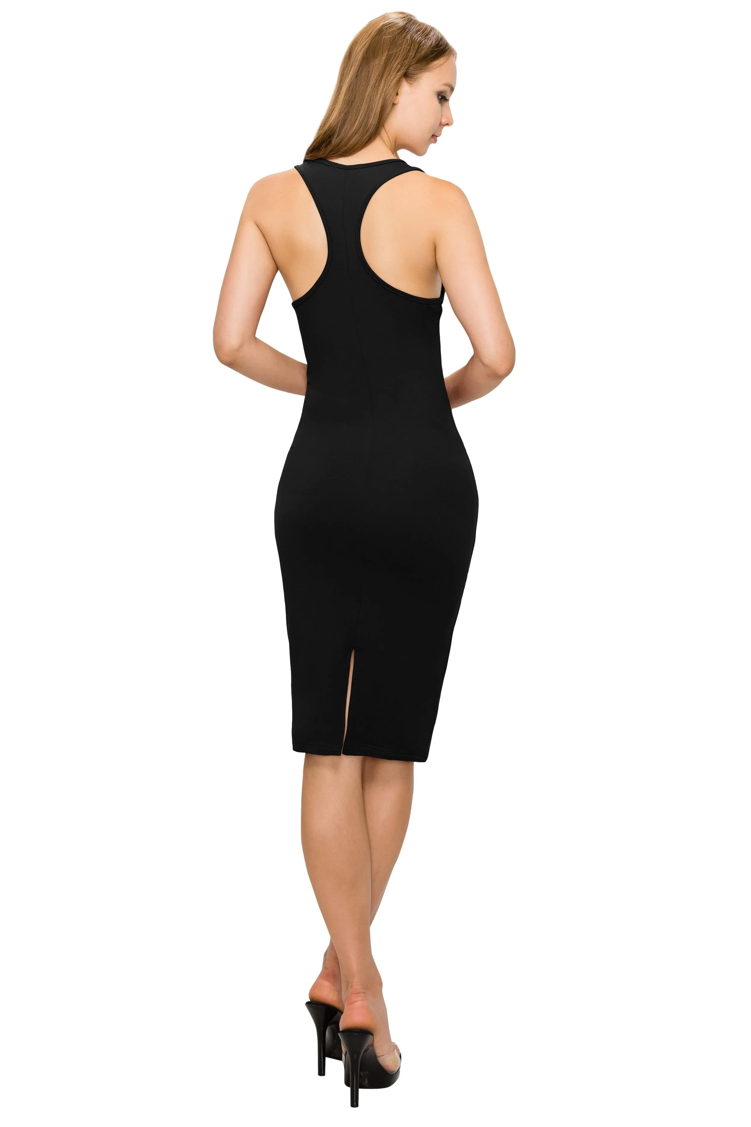 Cocktail Bodycon Dress - Racerback