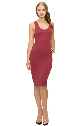 Cocktail Bodycon Dress - Racerback