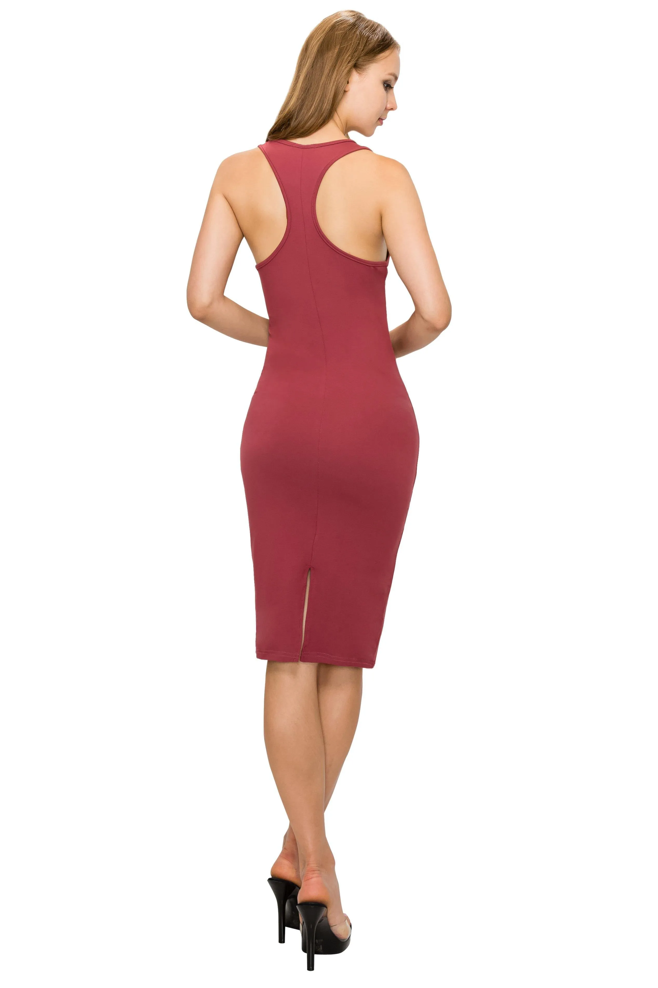 Cocktail Bodycon Dress - Racerback