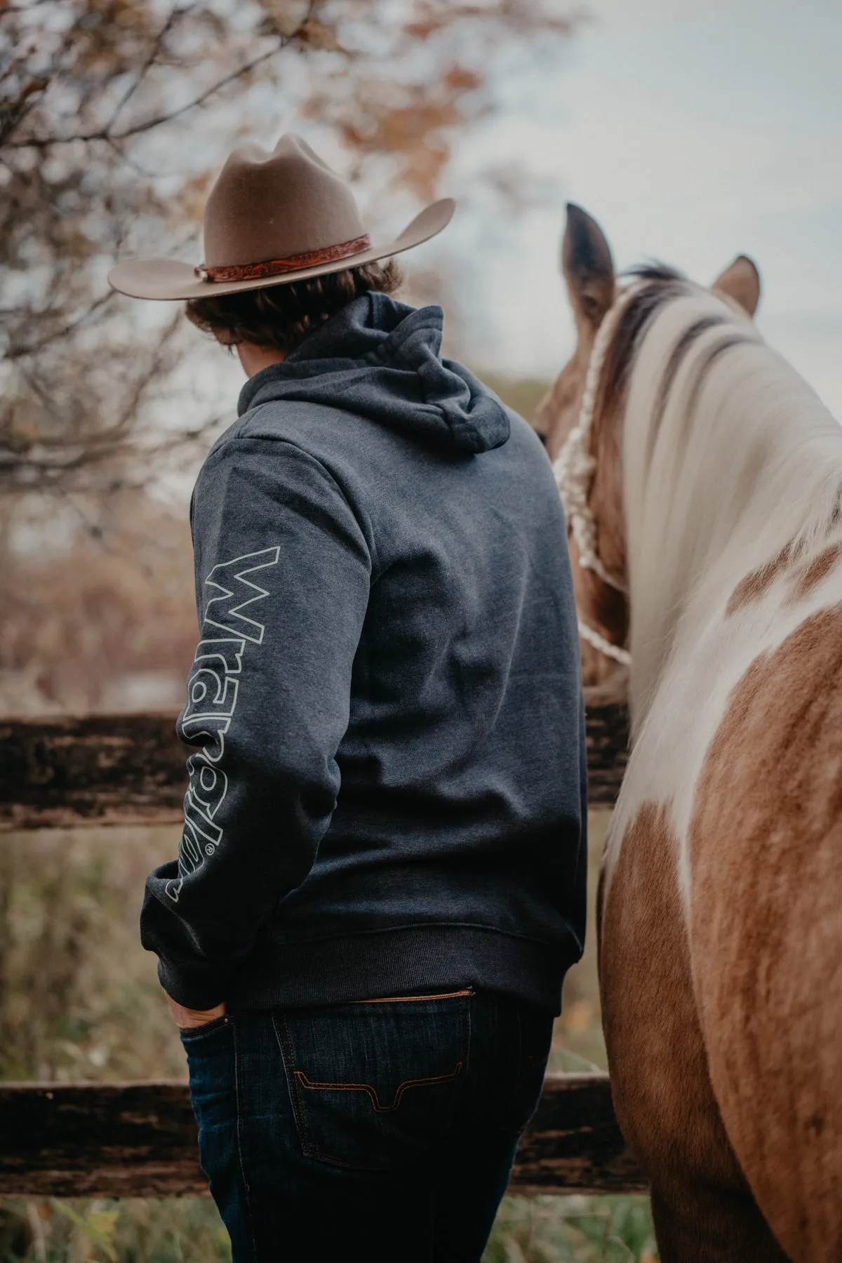 'Cowboy Mountains' Men’s Wrangler Hoodie (S-XXL)