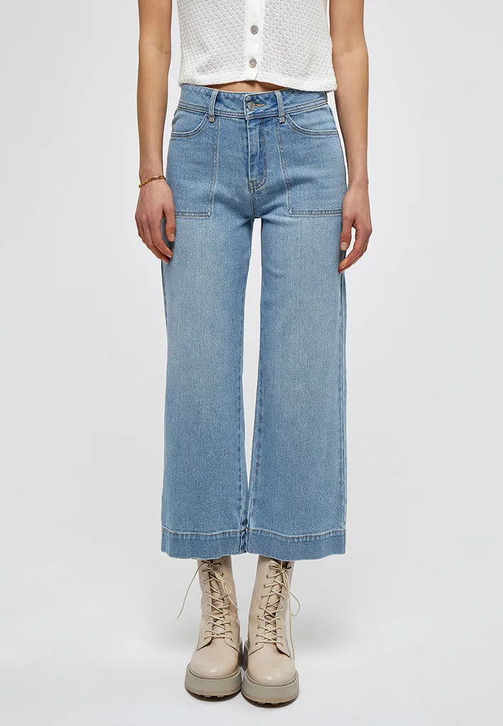 DSFlorence HW Denim Pants - Light Blue Wash