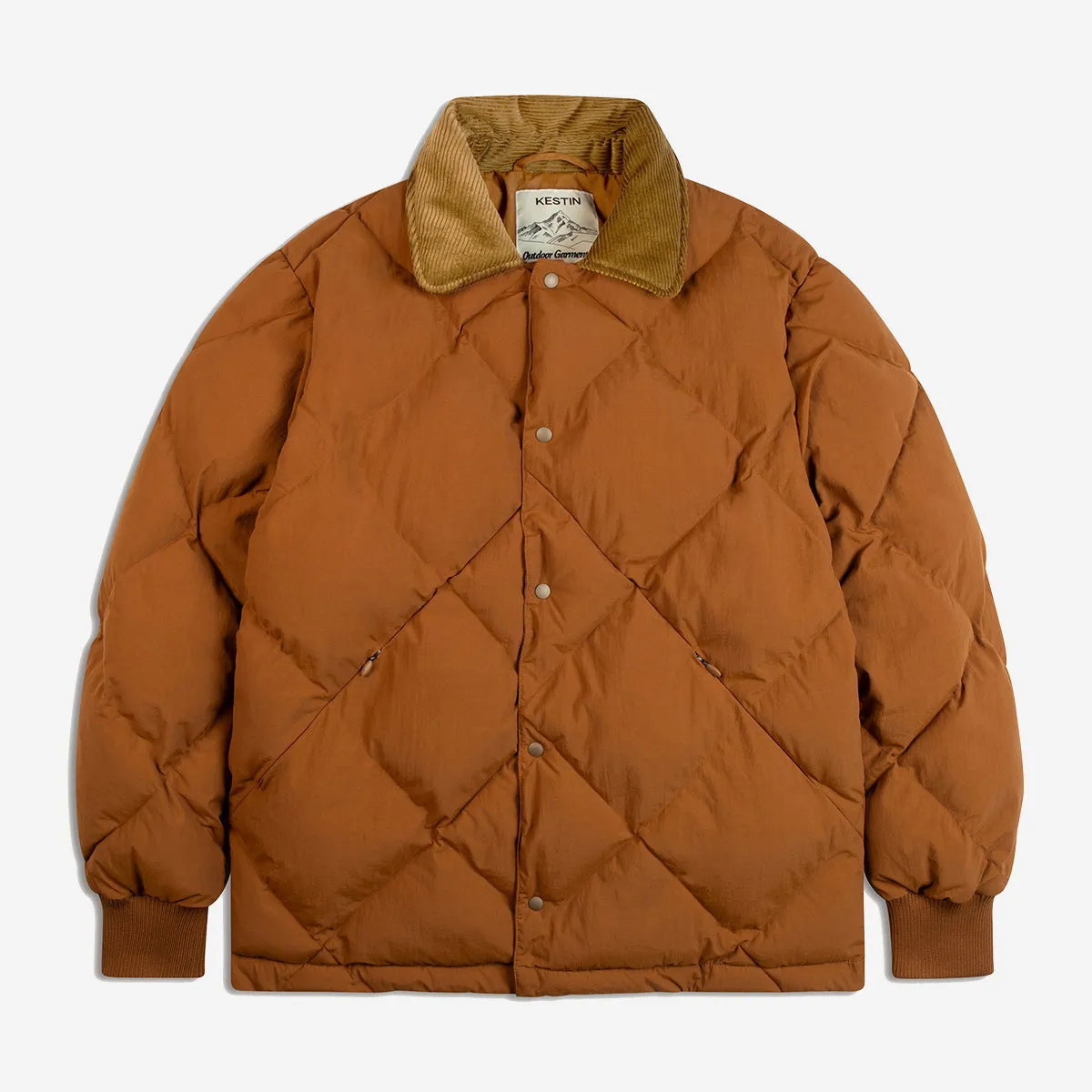 Dunbar Quilted Padded Jacket - Tobacco