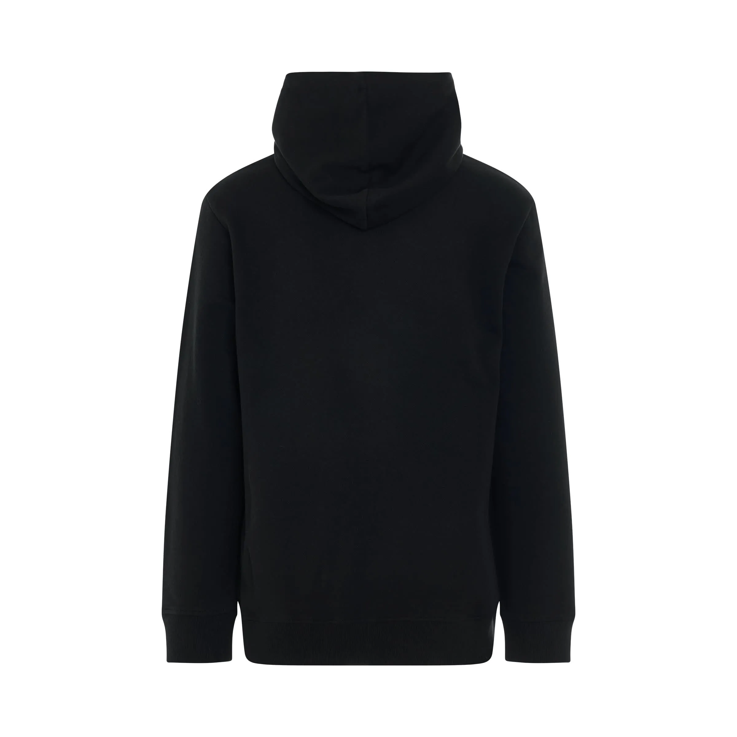 Embossed Reflect Logo Hoodie in Black