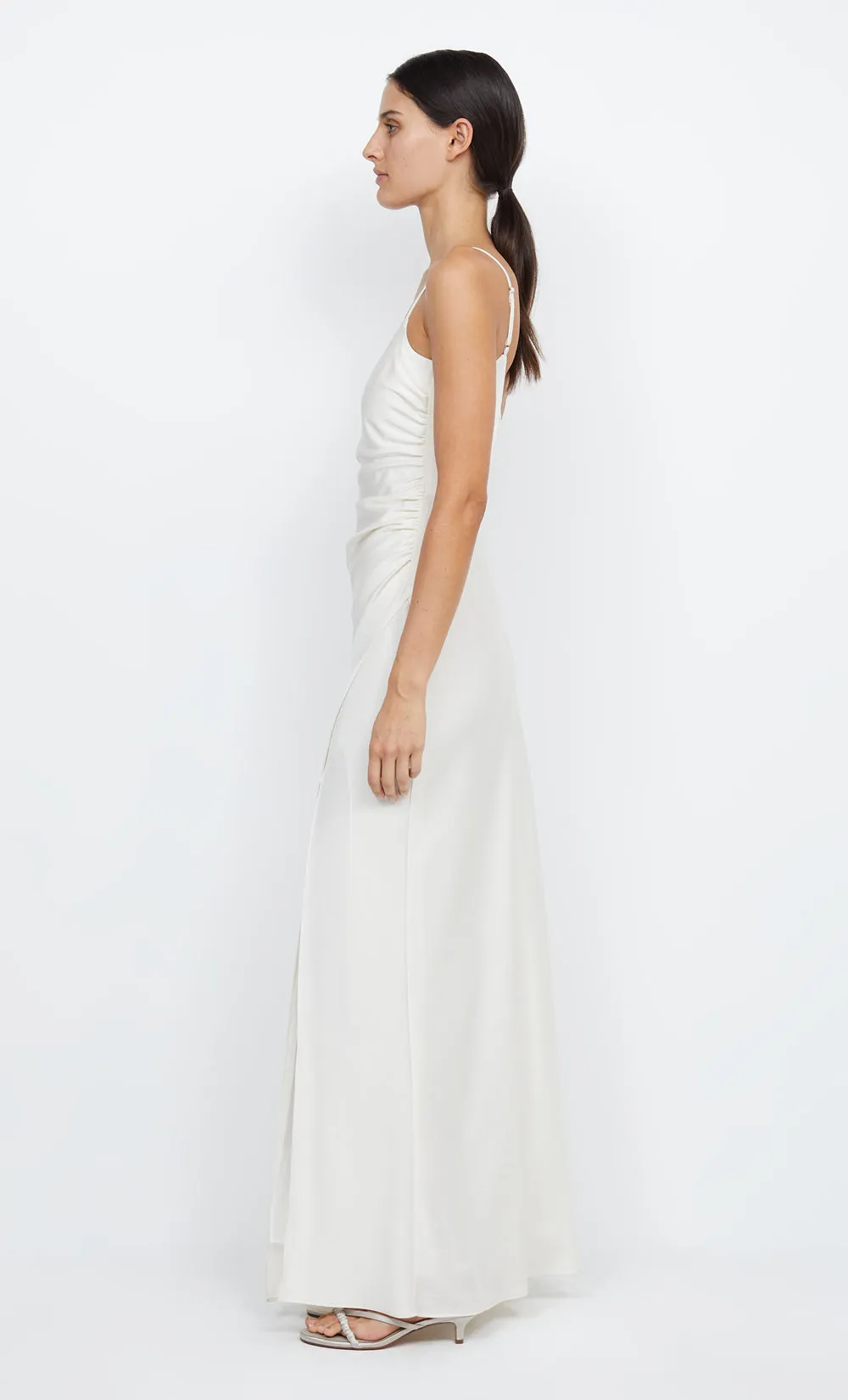 ETERNITY SCOOP MAXI DRESS - CREAM