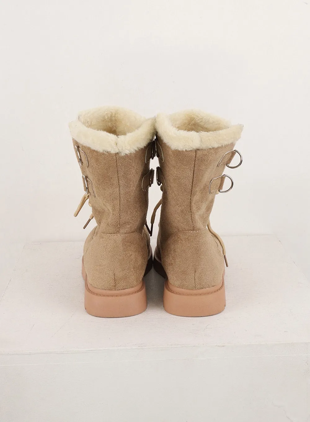 Faux Fur Ankle Boots OD311