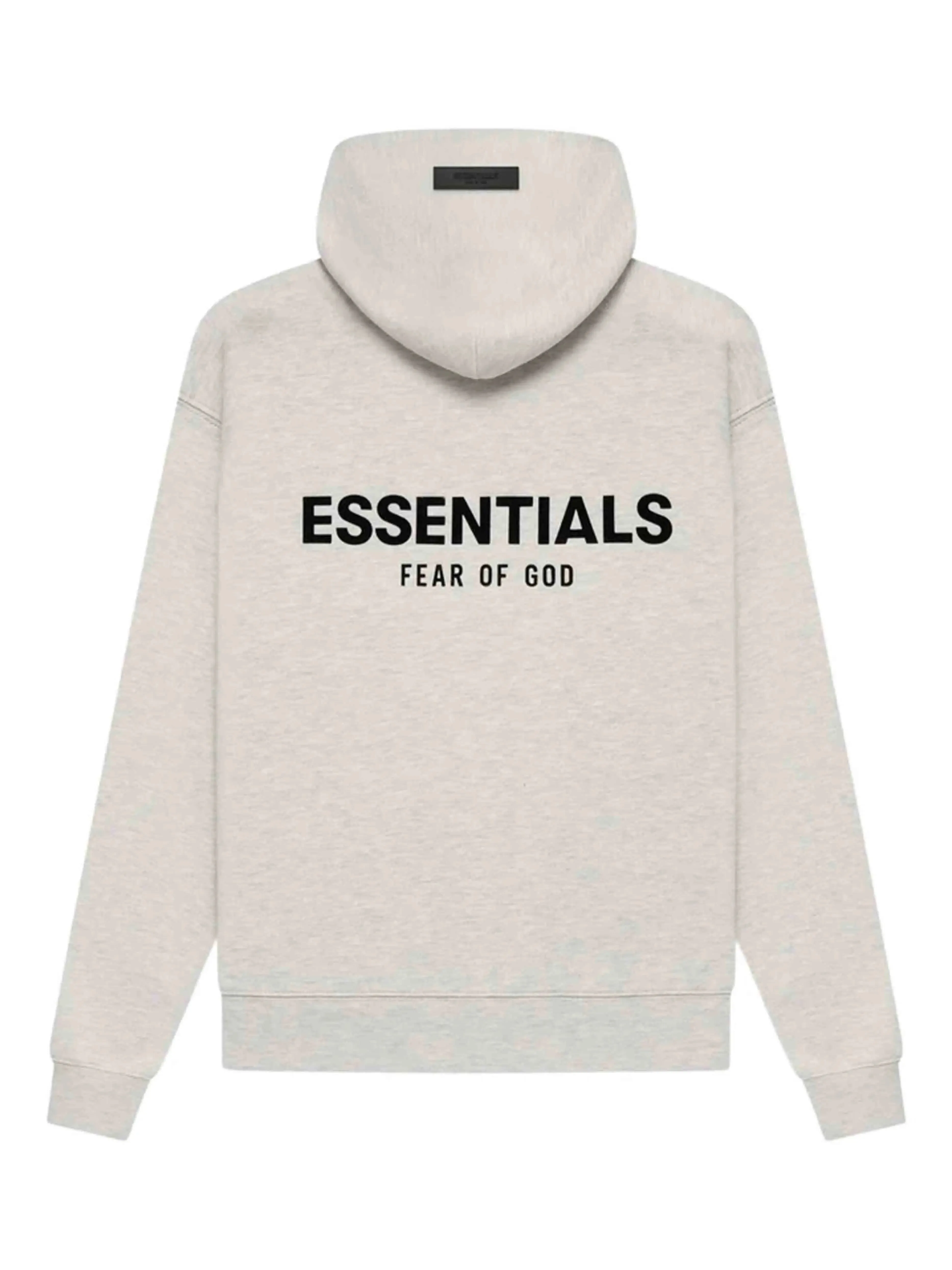 Fear of God Essentials Hoodie Light Oatmeal [SS22] [FACTORY FLAW]