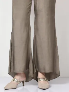 Flared Silk Pants