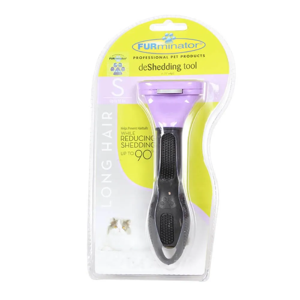 FURminator deShedding Tool for Small Cats, Long Hair