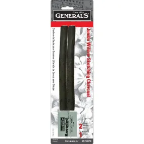 General's Jumbo Willow Sketch Charcoal Set