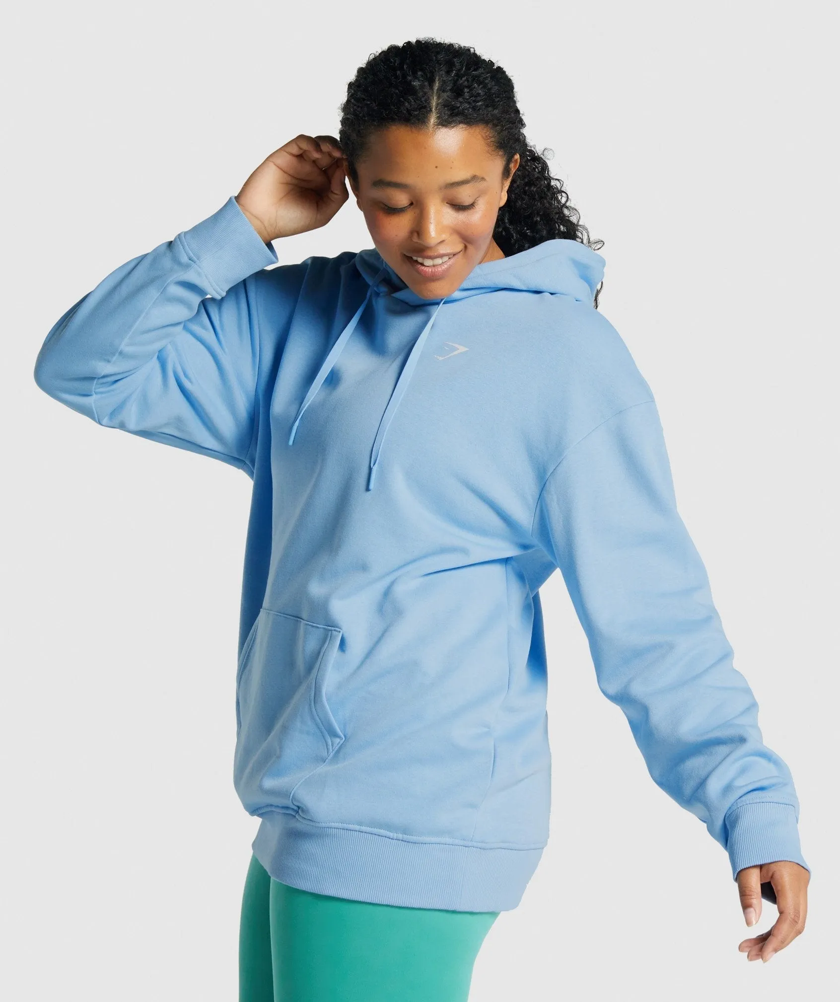 Gymshark Training Oversized Hoodie - Light Blue