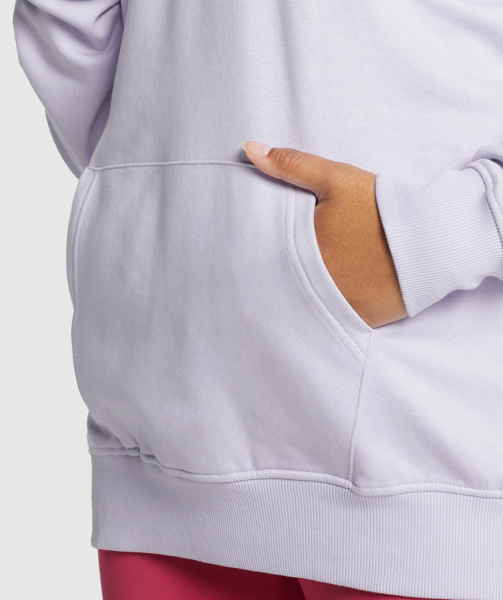 Gymshark Training Oversized Hoodie - Light Purple