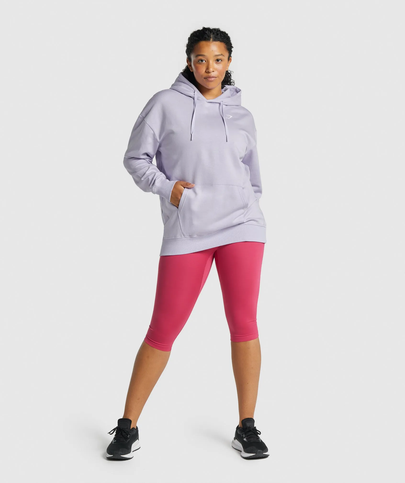 Gymshark Training Oversized Hoodie - Light Purple