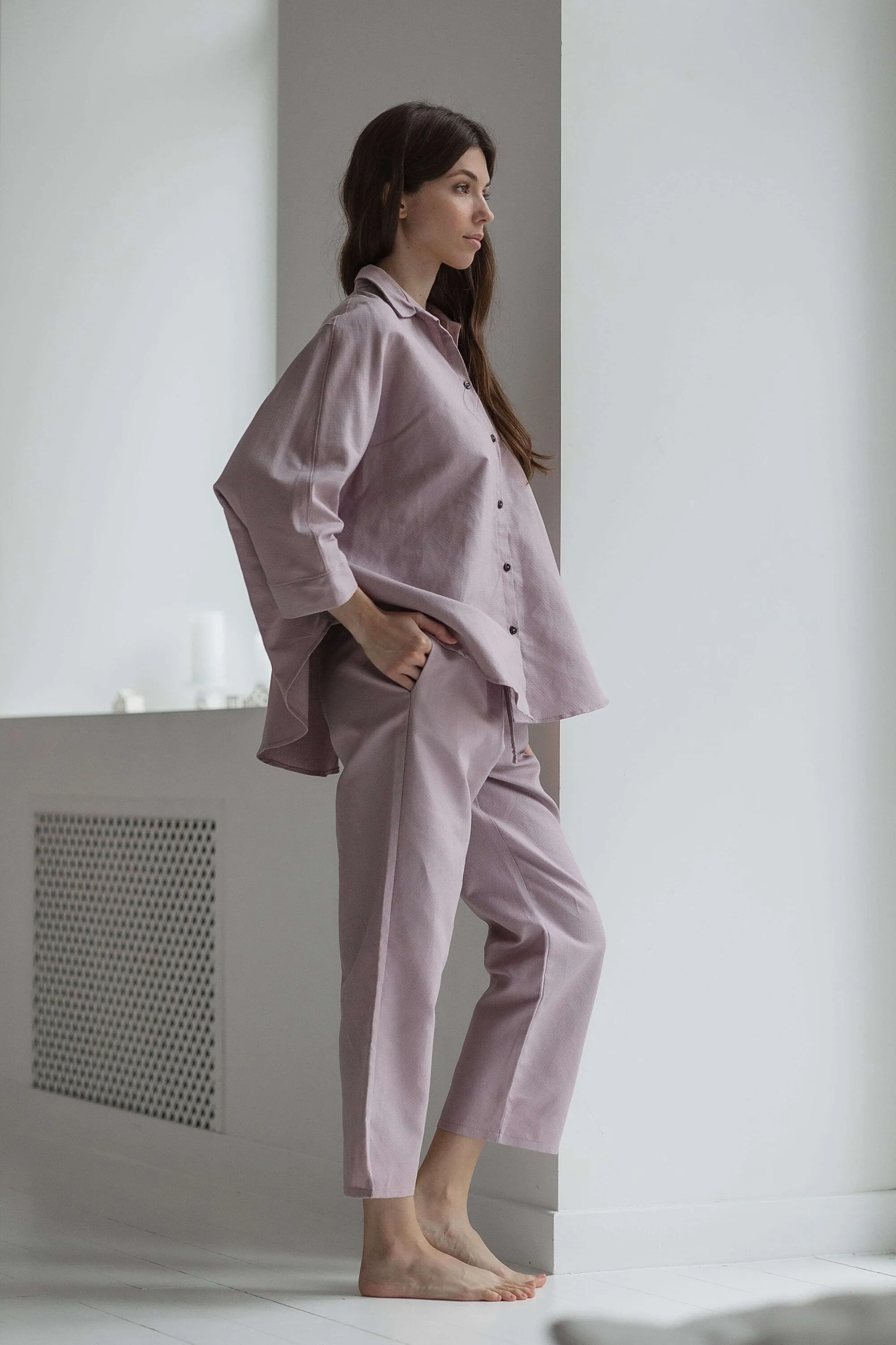 Hemp Women Sleepwear — Lilac