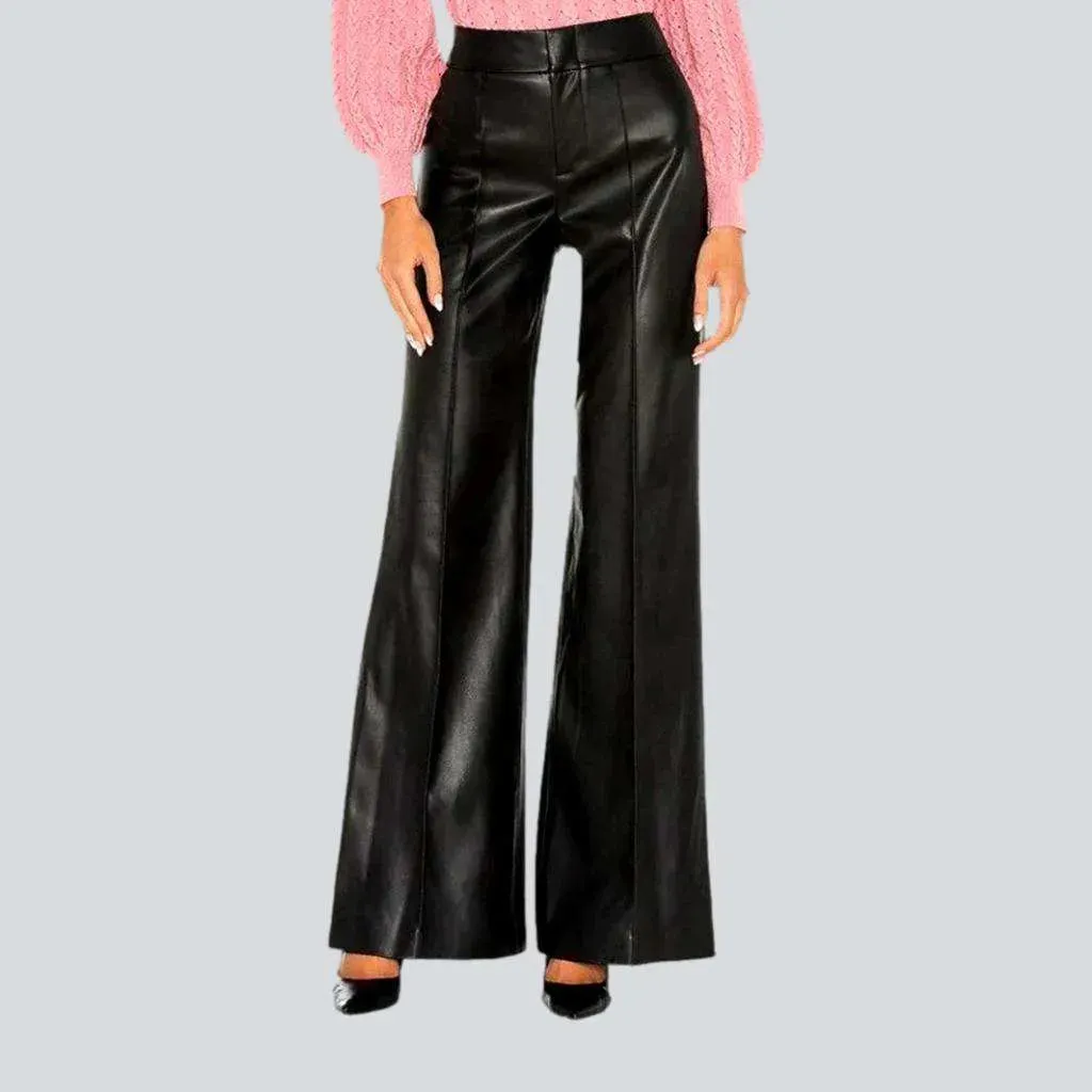 High-waist women's jean pants