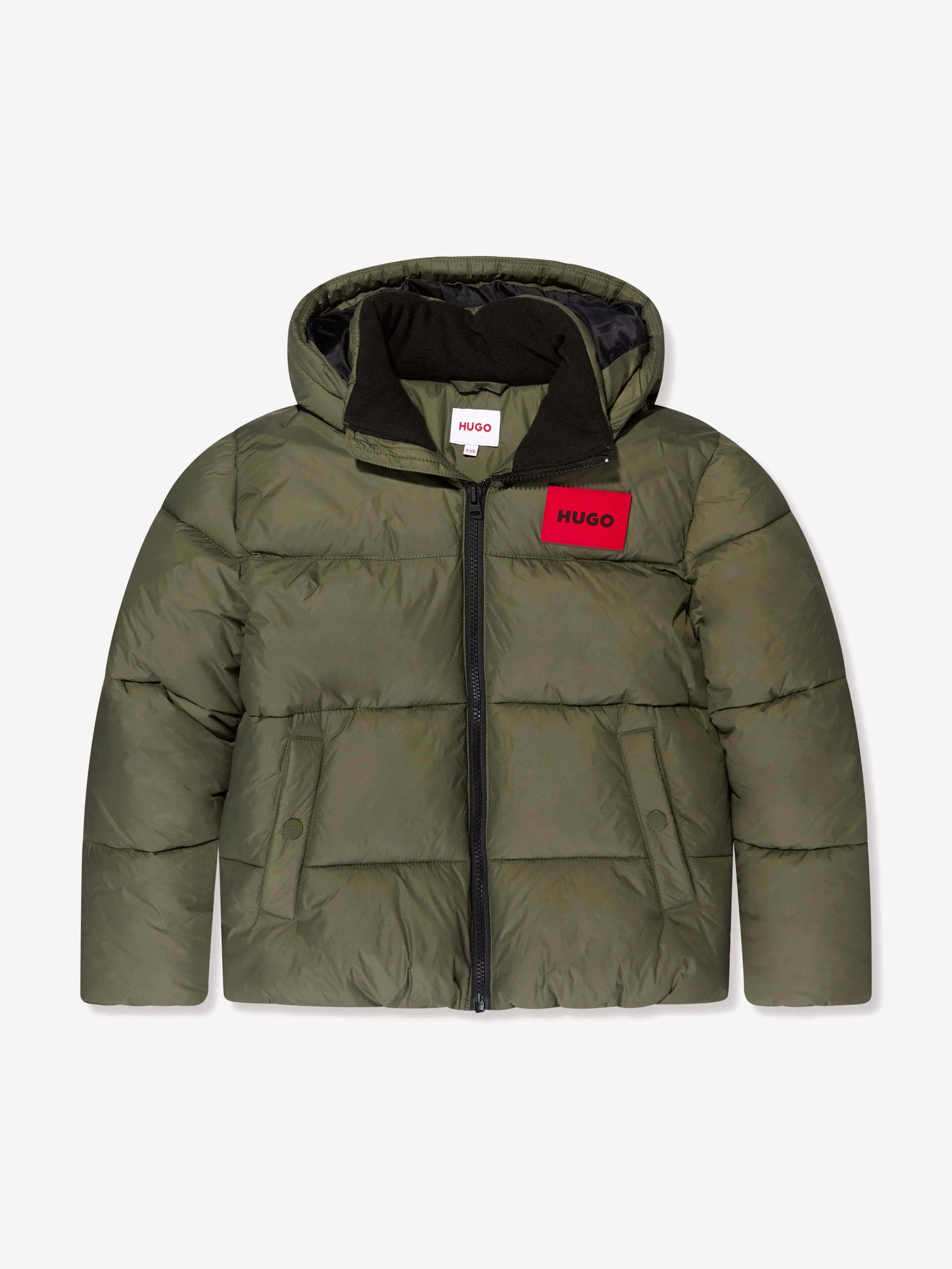 Hugo Boys Puffer Jacket in Green