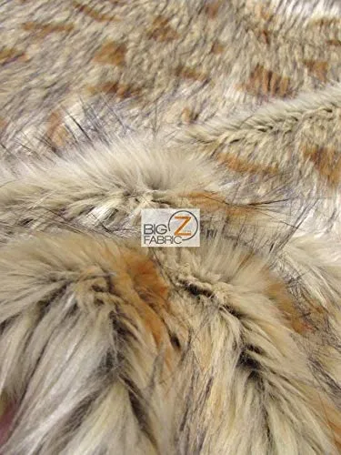 Hybrid Wolf Animal Short Pile Coat Costume Faux Fur Fabric / Sold By The Yard