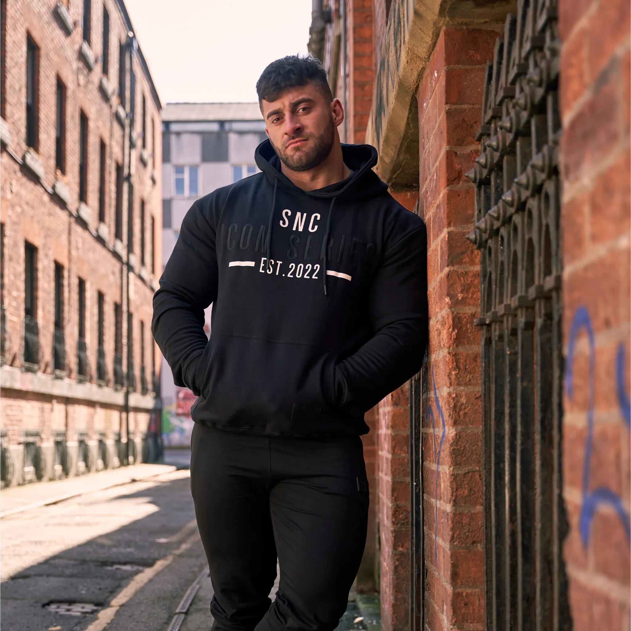 ICON Series Regular Fit Hoodie - Black