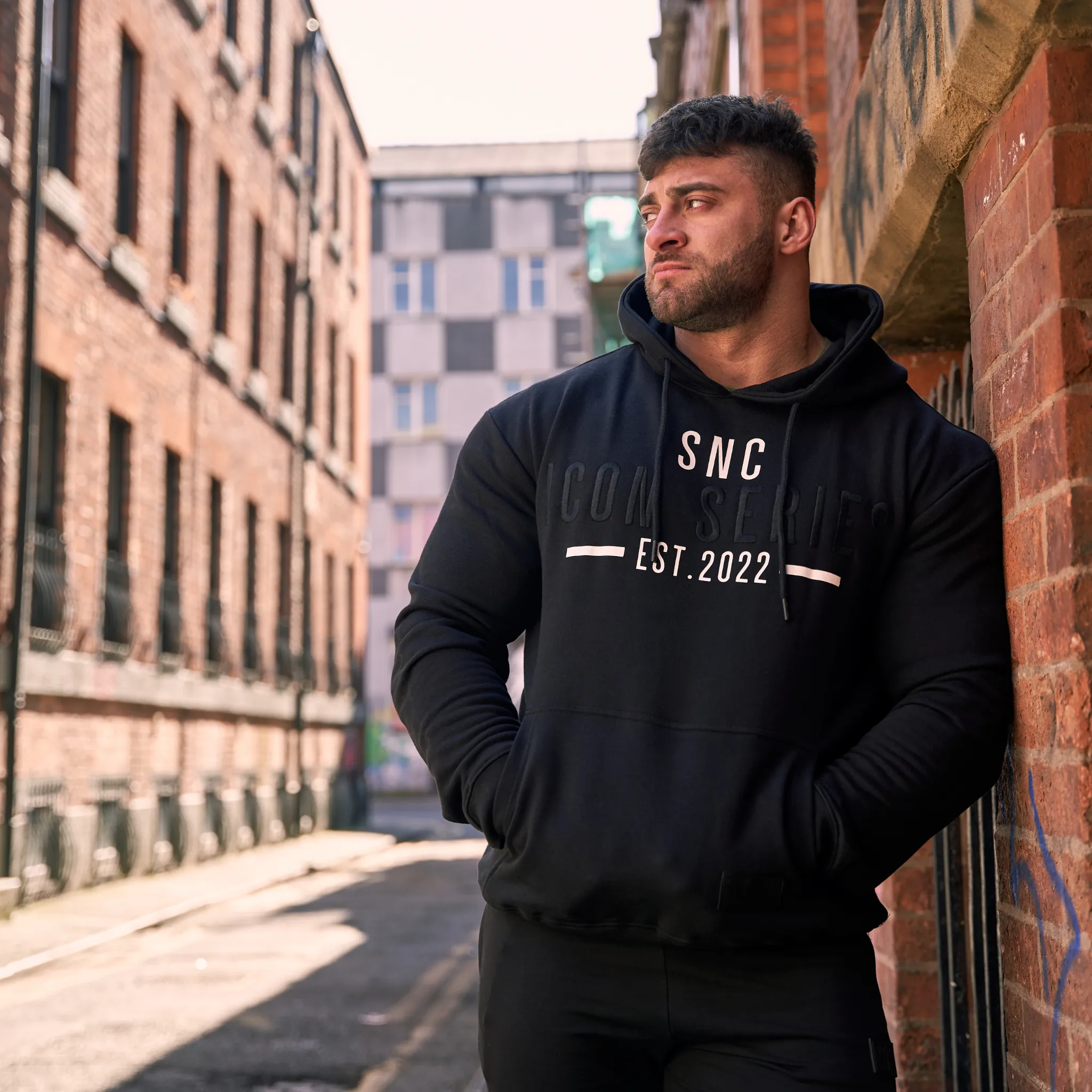 ICON Series Regular Fit Hoodie - Black