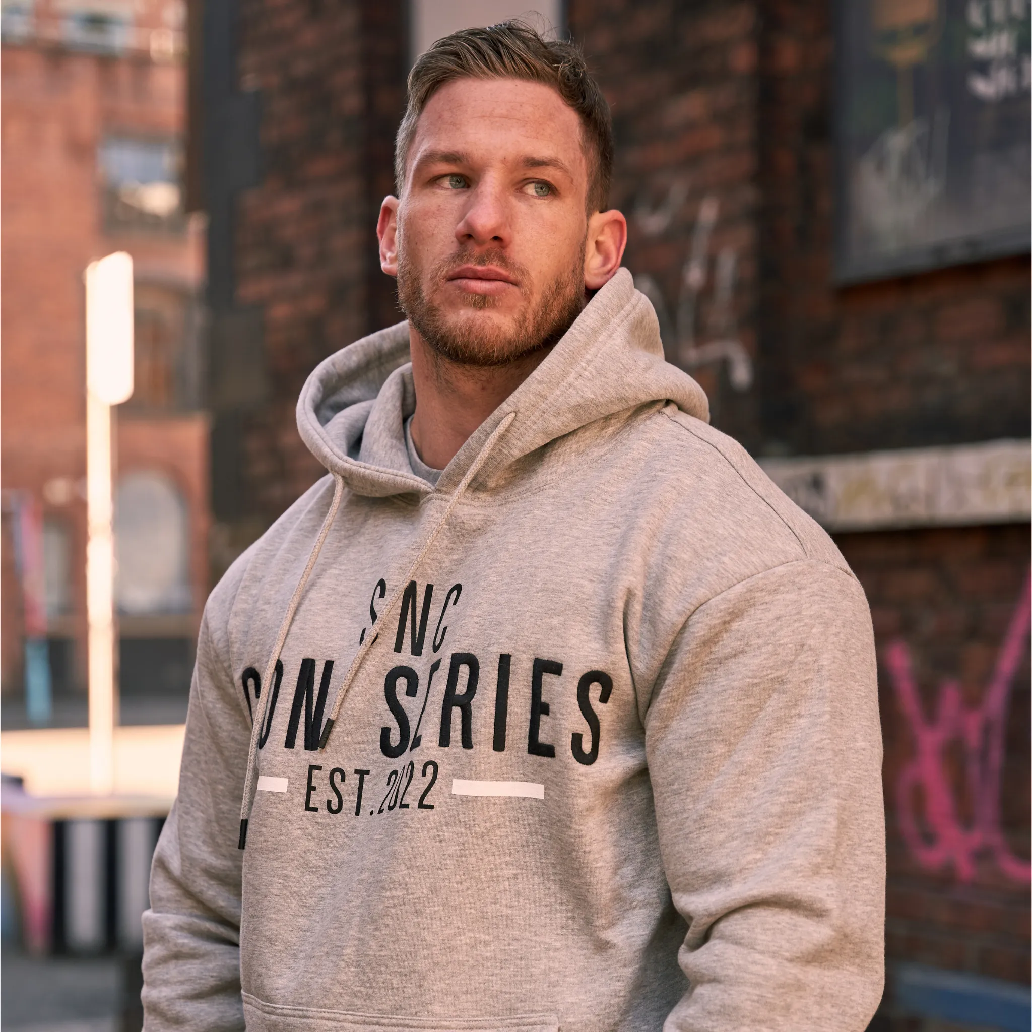 ICON Series Regular Fit Hoodie - Grey Marl