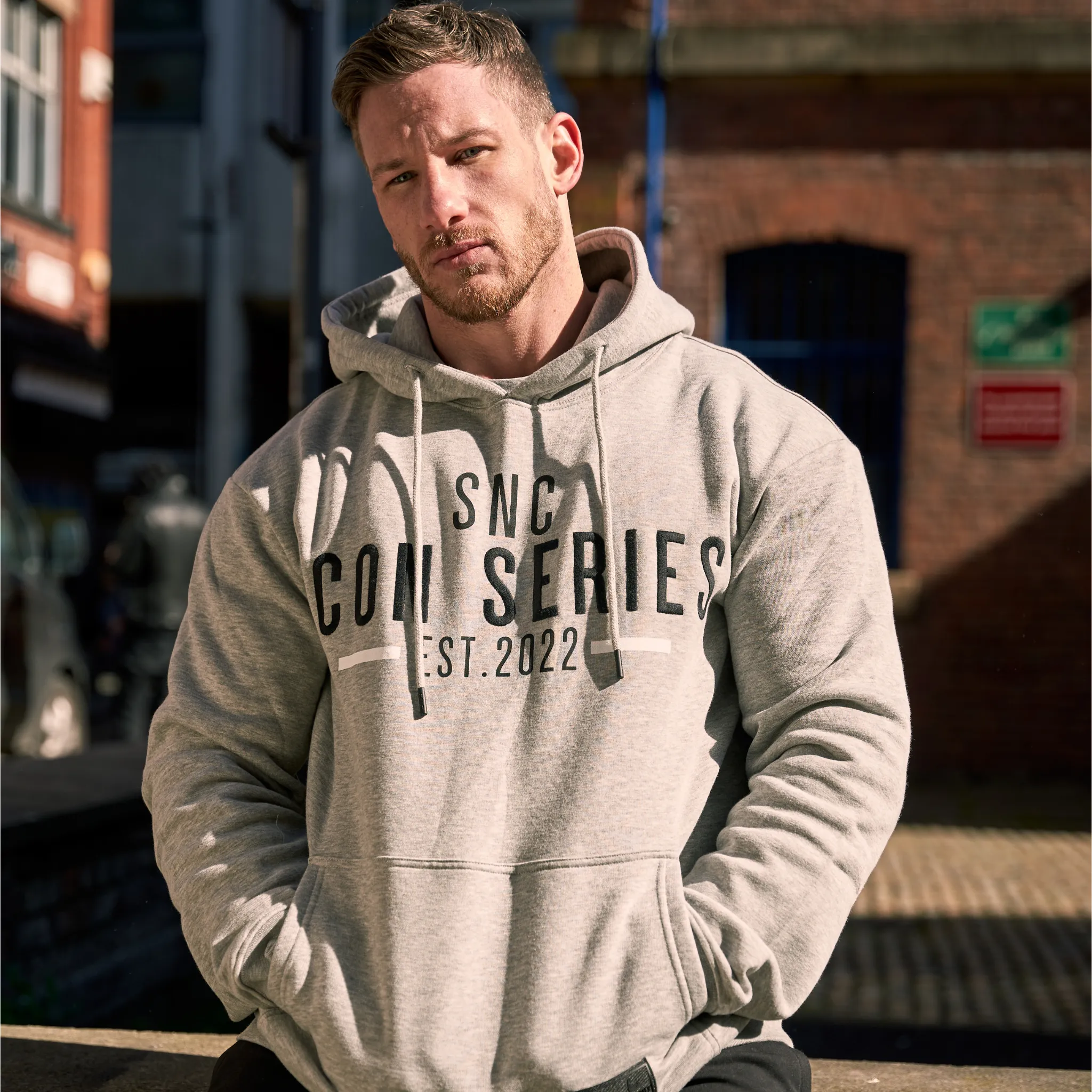 ICON Series Regular Fit Hoodie - Grey Marl