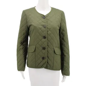 J CREW QUILTED OUTERWEAR OLIVE S | 6