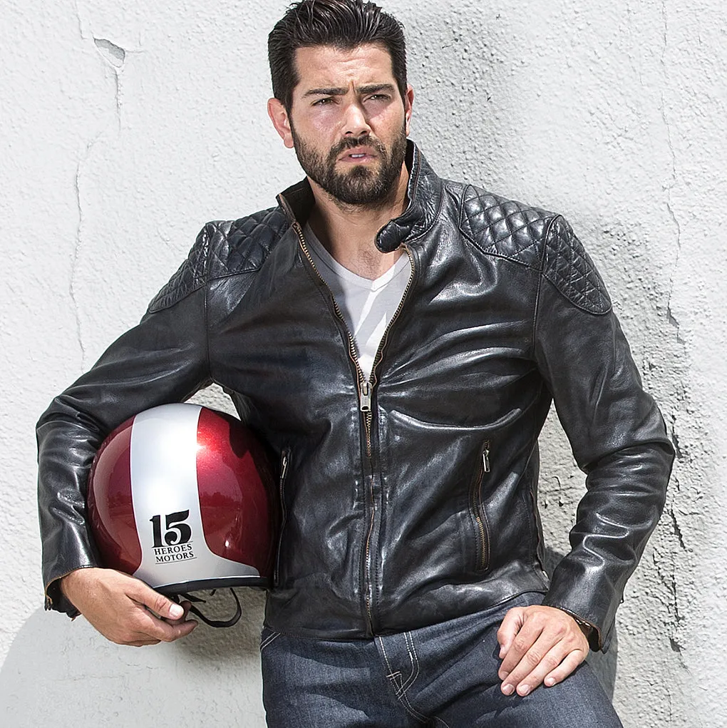 Jacket Leather “Cafe Racer” Men