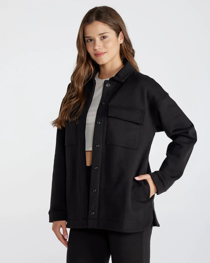 Jade Fleece Relaxed Shacket